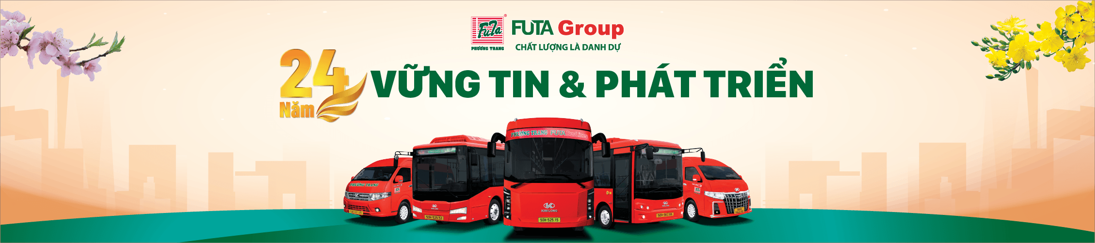 FUTA Bus Lines - 24 năm vững tin & phát triển